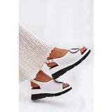 S. BARSKI Leather Women's Wedge Sandals With Decoration S.Barski | Eponuda.ba