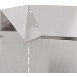  Ograda protiv puževa 4 pcs Srebrno 10 x 10 x 25 cm | shoptok.hr
