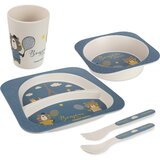 Canpol babies set za hranjenje 5 delova 9/227 - bonjour paris navy blue ( 9/227_blu ) cene