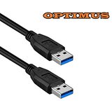 Optimus usb kabel (1.5m, usb 3.0 a na usb 3.0 a, crni) | shoptok.hr