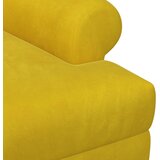  Ljubavni kauč s gumbima Žuta 120 x 66 x 78 cm Baršun | Eponuda.com