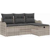  Sjedeća garnitura za vrt 4 kom. poliratan 55 x 55 x 37 cm | shoptok.hr
