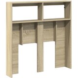 Ormarić za uzglavlje s LED svjetlima boja hrasta 100x17x102 cm | shoptok.hr