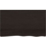 Stolna Mizna plošča temno siva 100x60x2 cm obdelana trdna hrastovina, (20818498) | Shoptok.si