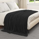  Pokrivači za bacanje 6 pcs Crna 200 x 150 cm Runo | Eponuda.com
