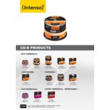 Intenso CD-R 700MB (80 min.) pak. 25 kosov Cake Box - CD-R700MB/25Cake Cene
