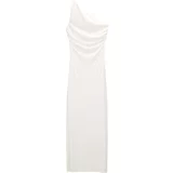 Pull&Bear Večernja haljina bijela