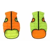 jakna za pse sa dva lica orange&lime xs 30