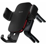 Baseus metal age ii gravitacijski avto nosilec za telefon na okroglo prezračevalno mrežo (črn), (20627886) | Shoptok.si