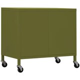Ormarić Omara za shranjevanje olivno zelena 60x35x56 cm jeklo, (20705199) | Shoptok.si