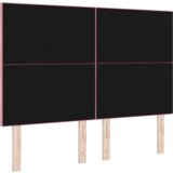 LED vzglavje z LED lučmi Geometrični Roza 160 cm Žamet, (5000043893) | Shoptok.si