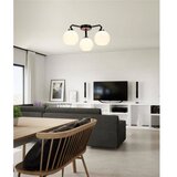 Candellux Lighting Plafonski luster CALDERA 3xE27/60W/230V, crne boje Cene