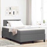  LED Box Spring Krevet Svijetlo siva i bijela. 120 x 200 cm | shoptok.hr