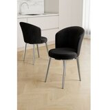 Hanah home Set stolica, 6 dijelova, crna Slike