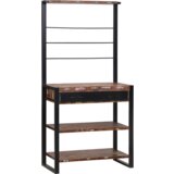  Kuhinjski stalak višebojni 80x40x160 cm čvrsto drvo reciklirano | shoptok.hr