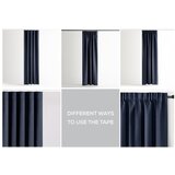 Restilo Temno modra zatemnitvena izolacijska zavesa 140x270 cm Pleat – | Shoptok.si