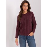 Wool Fashion Italia Sweater-AT-SW-2346-2.99P-Dark Purple | shoptok.hr