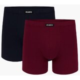 Atlantic Boxer shorts 2MH-173 A'2 M-2XL navy blue-wine 01 | Shoptok.si