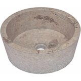  Umivaonik sivi Ø 40 x 15 cm mramorni | shoptok.hr