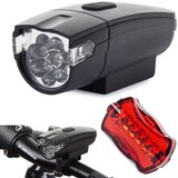  Set kolesarske svetilke + zadnja luč 8+5 LED Cene