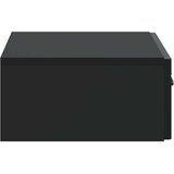 Stolna Stenska stranska miza Črna 59 x 34,5 x 17 cm Inženirski les, (5000232607) | Shoptok.si