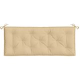  Jastuk za vrtnu klupu prošarano bež 120 x 50 x 7 cm od tkanine | shoptok.hr