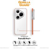  Xingqiuweishi Maska za mobilni telefon Huawei Pura 80 Pro / Huawei Pura 80 Pro+, Providno-narandžasta Cene