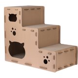 TIAKI stube za grebanje Puzzle, za mačke - D 70 x Š 40 x V 60 cm | shoptok.hr