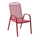 Outdorlife baštenska stolica MELFI Metal Crvena Cene