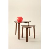 Jotex Stranske mizice v kompletu 2 ks v orehovem dekorju 55x56 cm Tulua – | Shoptok.si
