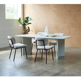 Unique Furniture Svijetlo sivi blagovaonski stol 90x200 cm Palma – | shoptok.hr