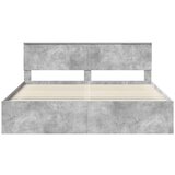  okvir za krevet beton 180 x 200 cm čvrsto borovo drvo | shoptok.hr