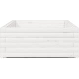  Vrtna sadilica bijela 110x60x26,5 cm od masivne borovine | Eponuda.com