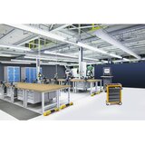 LISTA Modulni sistem za delovne mize, noga za delovno mizo, nastavitev višine 700 - 1050 mm, v rastru 25 mm | Shoptok.si