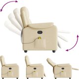  Masažni naslanjač krem blago | Shoptok.si