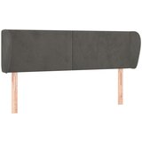 Maison Chic vzglavna omarica - nočna omarica - posteljna omarica z ušesi temno sivo 147x23x78/88 cm žamet, (21708902) Cene