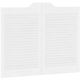  Vrata na rasklapanje Bijela 80 x 50 cm Masivna borovina - Bijela 80 x 100 cm 1 | shoptok.hr