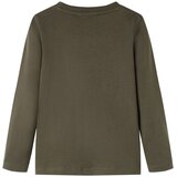  Dječja majica dugih rukava kaki 116 | shoptok.hr