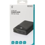 Deltaco power bank 10 000 mAh, 1x USB-C PD, 1x USB-A Hitro polnjenje | Shoptok.si