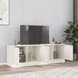 Furnova TV omarica 2 kosa bela 67x39x44 cm jeklo, (21924497) Cene