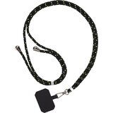 INF Eleganten TPU pašček za telefon z našitkom Black, (5000062923) | Shoptok.si