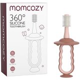 Momcozy silikonska zobna ščetka 360° pink Cene