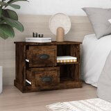  Noćni ormarić boja dimljenog hrasta 60x35,5x45 cm | Eponuda.com