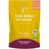  Varčno pakiranje Herrmann's Bio-Selection 40 x 100 g - Eko piščanec z eko korenjem in eko kamutom | shoptok.hr