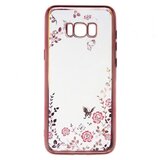 Nillkin Silikonski ovitek z rožicami za Samsung Galaxy A8 / A5 2018 A530 - pink | Shoptok.si