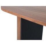 Venture Home Bianca ovalni blagovaonski stol 200 × 90 cm, boja oraha | shoptok.hr
