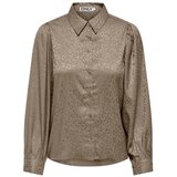Only Topi &amp; Bluze Shirt Lalley Zora L/S - Weathered Teak Bež cene