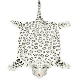  Tepih Leopard od Pliša 139 cm Bijeli | shoptok.hr