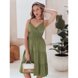 DStreet Sukienka midi zielona MISSBREEZE | shoptok.hr