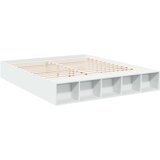 vidaXL Okvir za krevet bijeli 200 x 200 cm od konstruiranog drva | shoptok.hr
